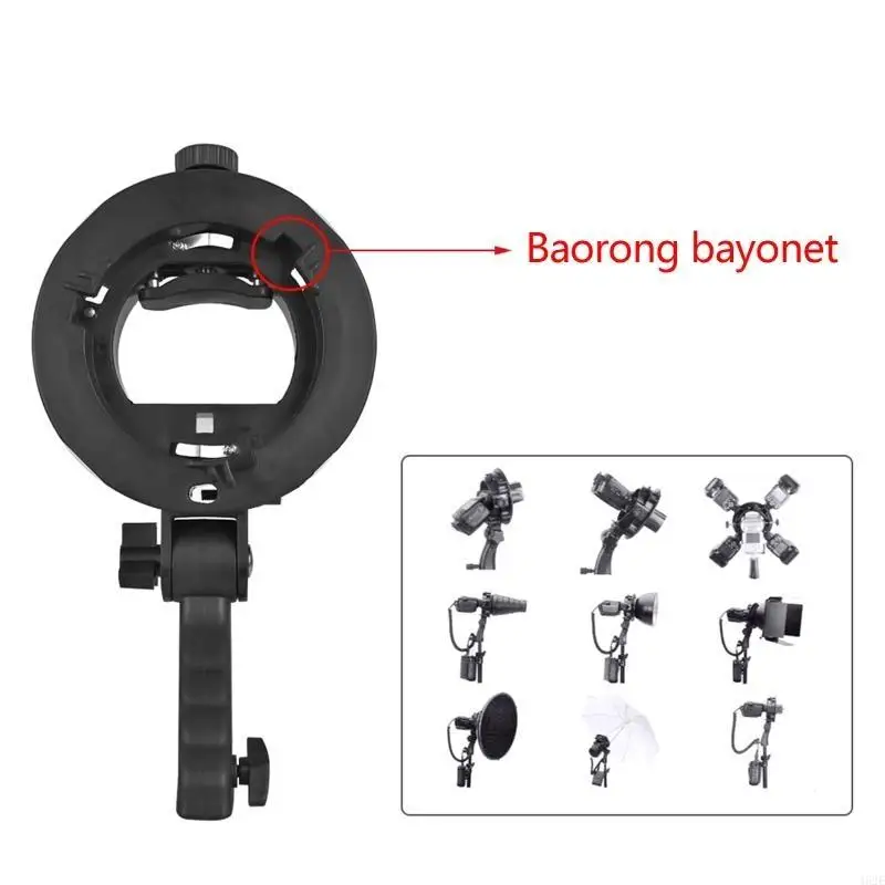 Soporte adaptador montaje Speedlite 462E para luz flash Softbox SNOOTS SNE S-S-SPOPTER STOPHING Photogray Soporte - imagen 4