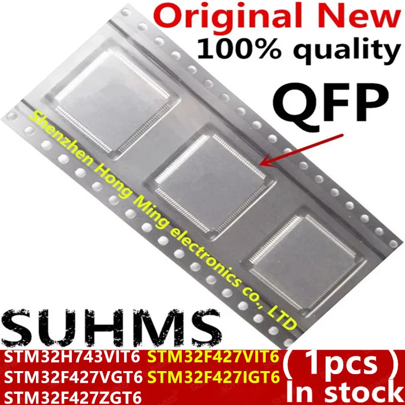 (1 pieza) 100% nuevo STM32H743VIT6 STM32F427VGT6 STM32F427VIT6 STM32F427ZGT6 STM32F427IGT6 STM32H743 VIT6 QFP