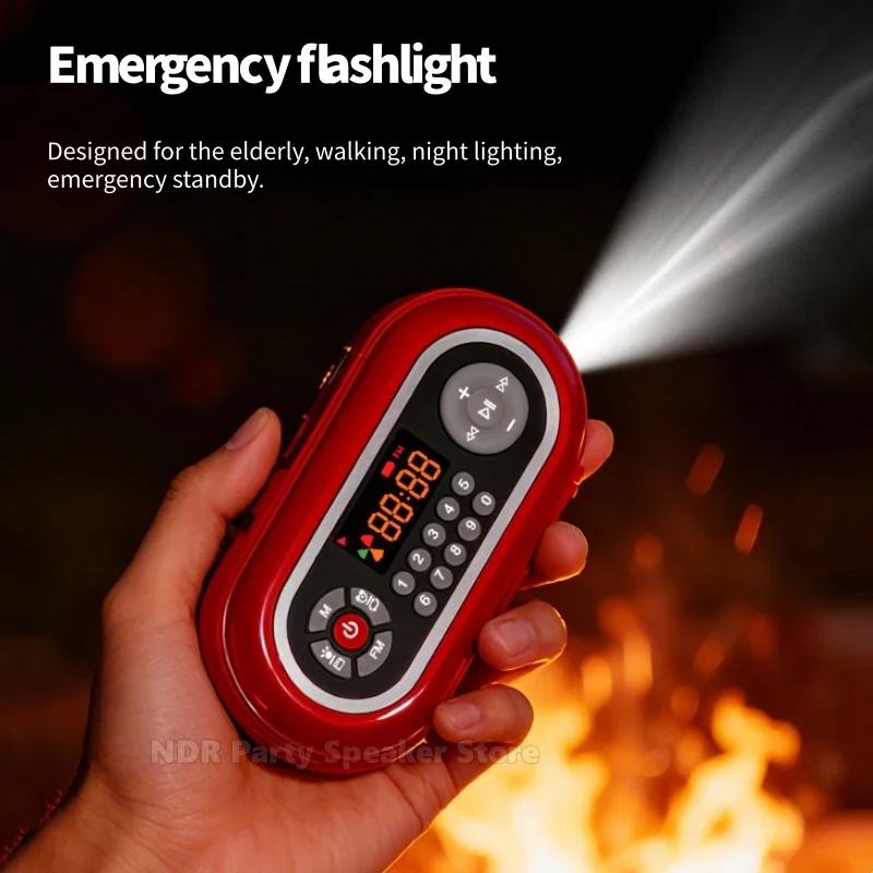 2025 Nuevos radios FM para personas mayores Reproductor MP3 multifunción portátil de alta gama Mini altavoces Bluetooth personales de alto volumen para exteriores - imagen 5