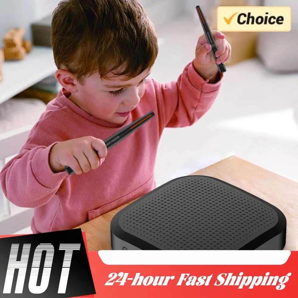 Juego de baquetas de aire virtuales, baquetas de tambor de aire virtual electrónicas portátiles, pedales profesionales para principiantes, niños y adultos - imagen 2