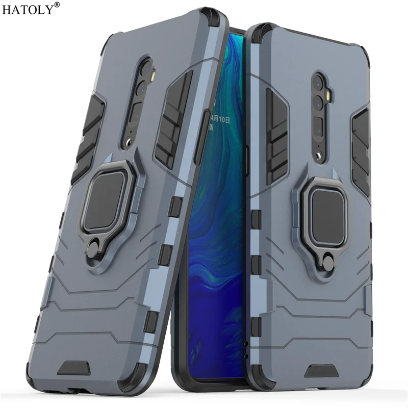 Funda Oppo Reno 10x zoom, funda protectora a prueba de golpes, soporte magnético para anillo de dedo, funda de parachoques para teléfono para Oppo Reno 10x zoom - imagen 5