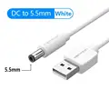 DC to 5.5mm White