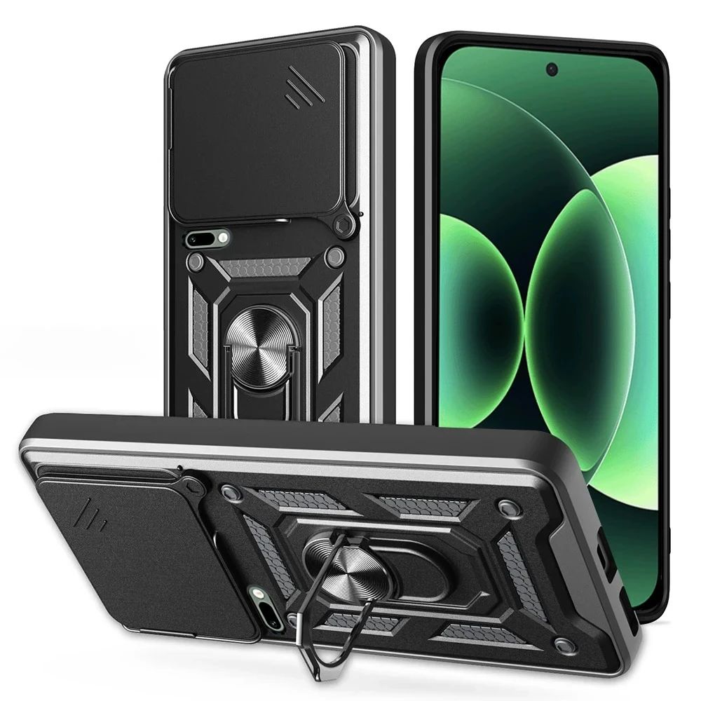 Funda para Xiaomi 17 Pro / 17Pro Max Funda deslizante soporte de protección para cámara Funda trasera a prueba de golpes para Xiaomi 17 Capa Funda - imagen 3