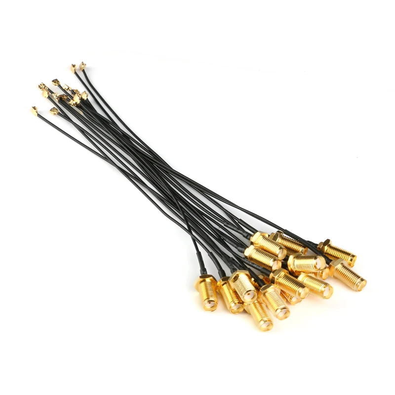 Antena 433MHz + IPX ufl. Cable Pigtail 1,13 Lora Lorawan 3dbi GSM Antenas 433 MHz Antena direccional Conector macho SMA - imagen 2