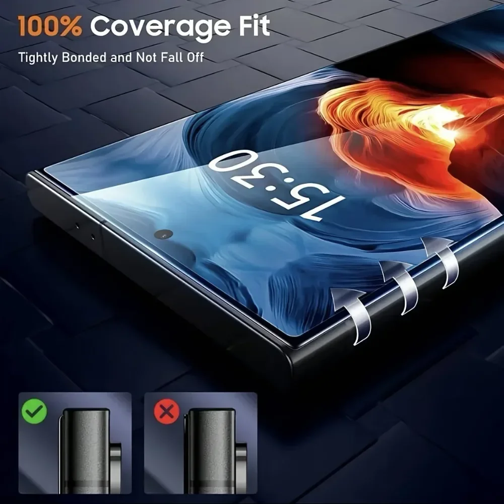 2 uds vidrio templado a prueba de polvo de alta definición para Xiaomi Pcoc F7 Ultra Pcoc F7 Pro F6 F5 M7 M6 Pcoc X7 Pro X6 Neo C71 C75 película - imagen 3