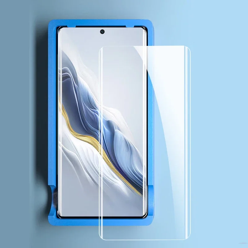 Vidrio templado UV para Honor Magic6 Pro HD, protectores de pantalla antiazules mate para Magic 6 Magic6Pro, película protectora de pegamento completo