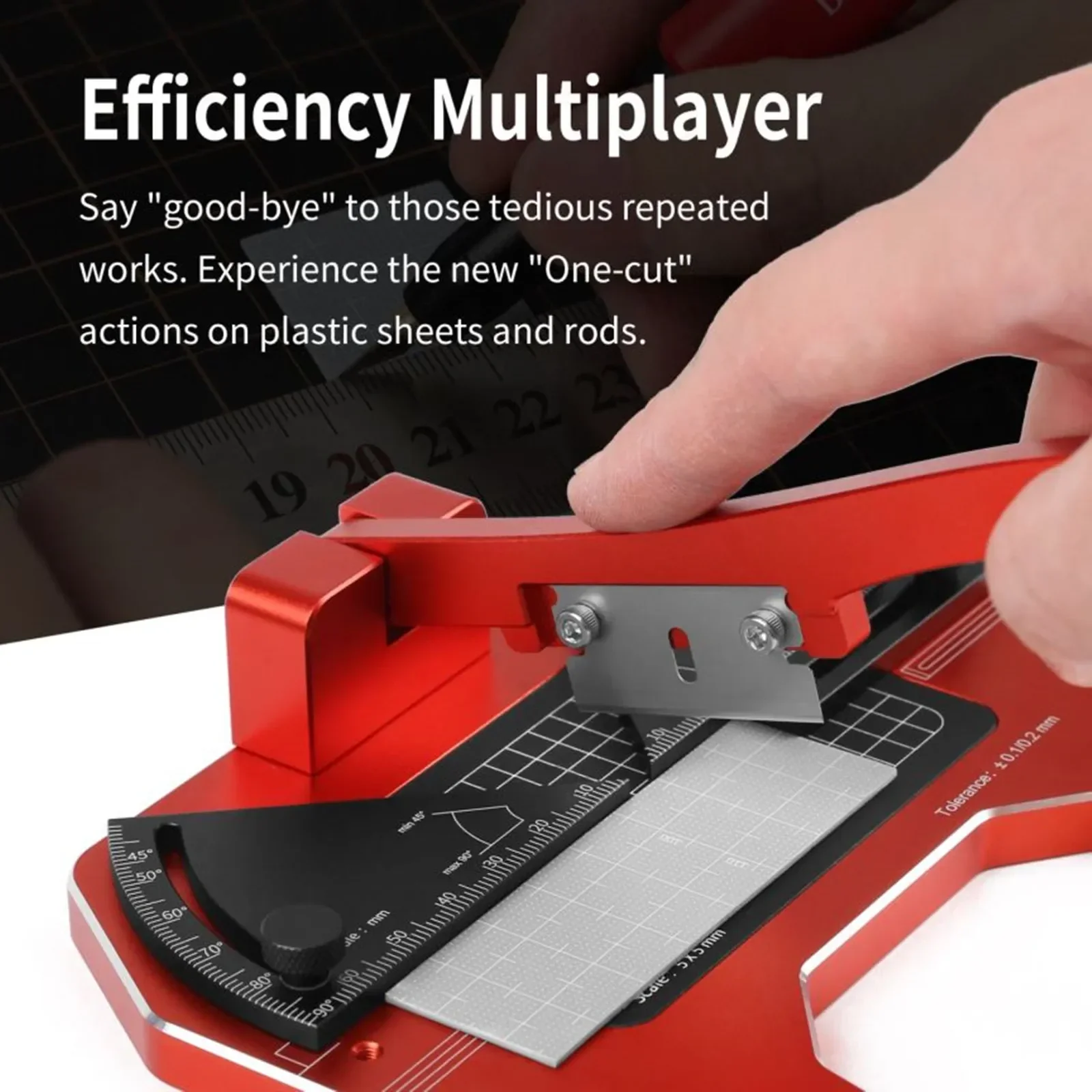 DSPIAE-Estación de corte de ángulo de AT-CJ, herramientas de corte de placa de palos ABS para modelo militar, herramientas de construcción, accesorios de bricolaje para Hobby - imagen 5