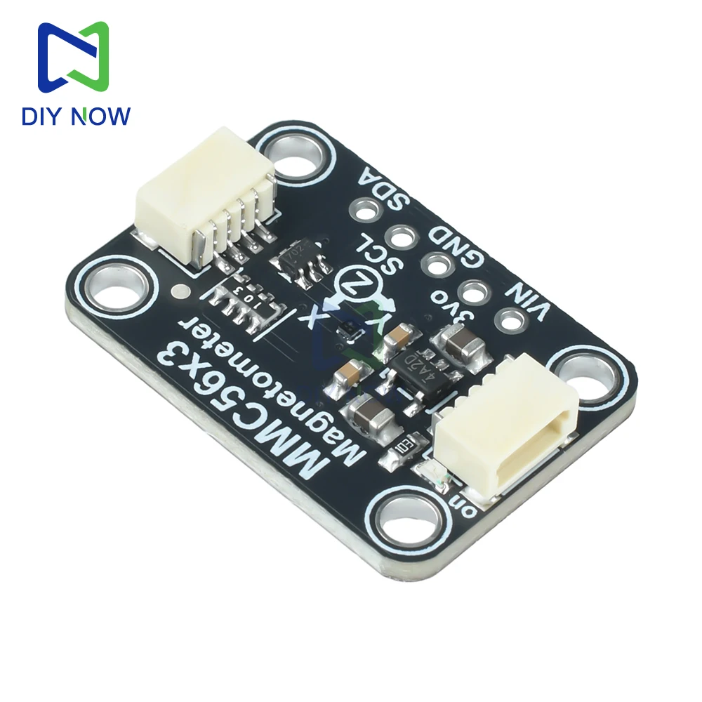 Módulo MMC5603, módulo magnetómetro de tres ejes de alta precisión, Compatible con interfaz STEMMA QT/Qwiic, desmagnetización automática