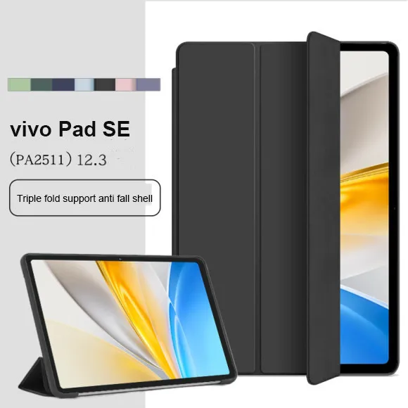 Funda de cuero ultrafina para Vivo Pad SE 12,3 pulgadas PA2511 2025 Pad5 Pro 13 pulgadas 2025 PA2573 Pad3 Pro 13 pulgadas Auto Sleep Wake