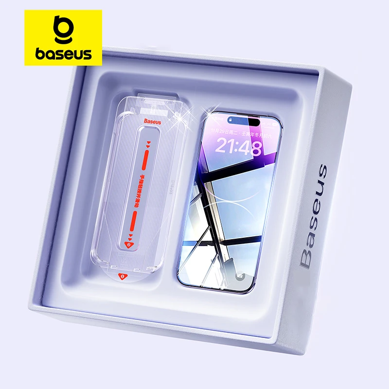 Baseus Vidrio templado para iPhone 17-13 Protector antiespionaje