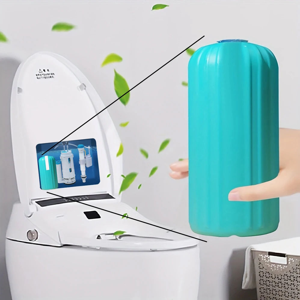 Limpiador de inodoro automático, Gel limpiador de inodoro, esterilización, desodorización, suministro de eliminación de suciedad, 1 unidad