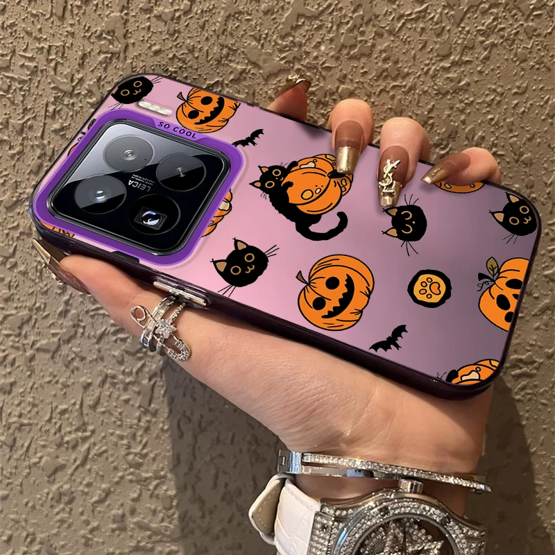 Funda esmerilada de Halloween fantasma blanco para Xiaomi Mi 15 14 14T 13 13T 12 12T 12X 12S 11 Lite POCO F6 F5 X6 X5 X3 M6 Pro 5G 4G - imagen 3