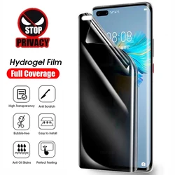 2 uds Anti espía mirando privacidad película de hidrogel suave para Honor Magic 6 RSR 5 4 3 Lite Ultimate X40 X50 X60 Pro Plus Protector de pantalla