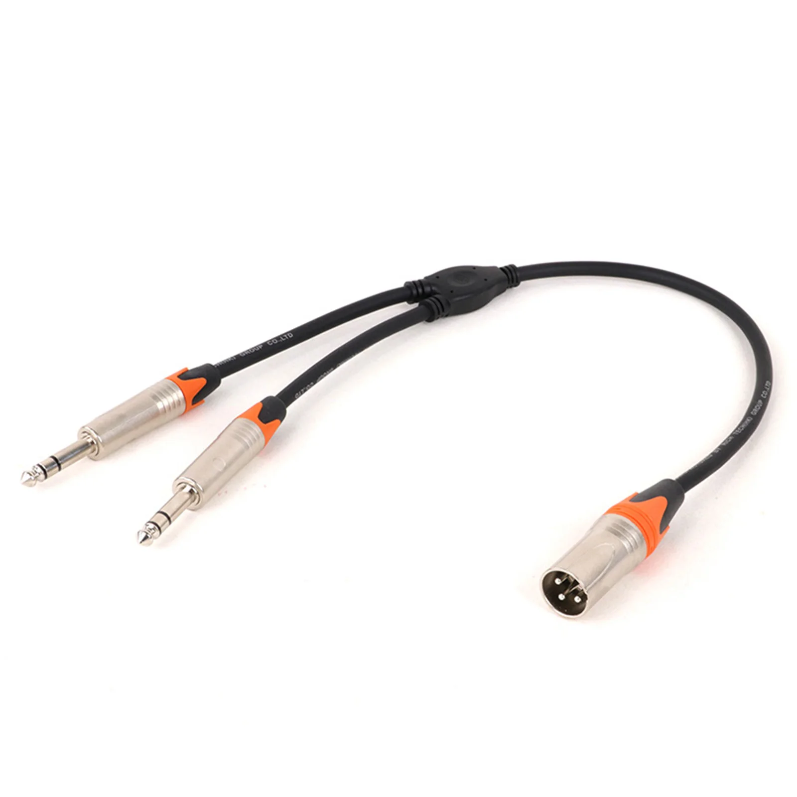 Cable adaptador de 3 pines hembra/macho XLR a Dual de 6,35mm, Conector estéreo Y divisor para mezcladores de micrófonos de guitarra, 0,3 M, 0,5 M, 1 unidad - imagen 3