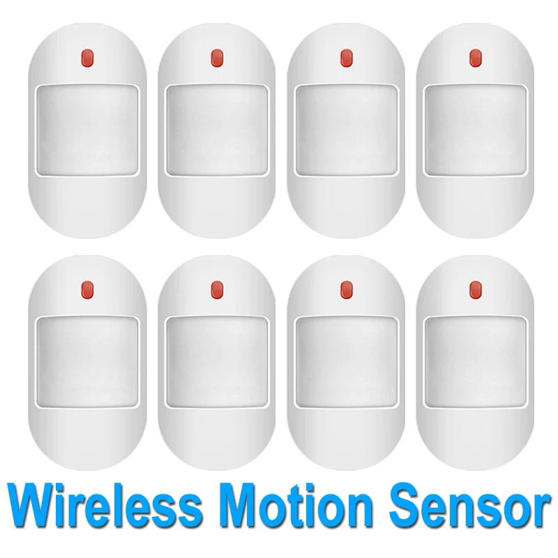 Detector de movimiento PIR inalámbrico, Sensor infrarrojo EV1527 de 433MHz, compatible con fuente de alimentación USB de 5V para sistema de alarma de seguridad antirrobo para el hogar - imagen 2
