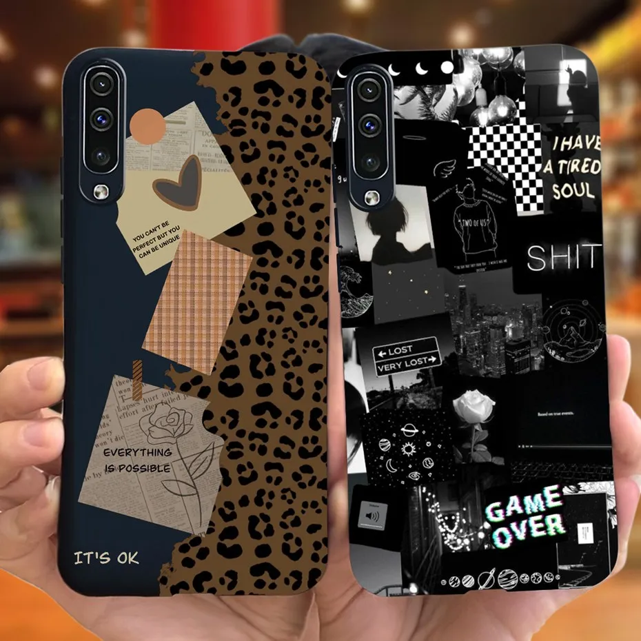 Para Samsung Galaxy A70 funda de teléfono diseño de moda funda trasera de silicona suave TPU para Samsung A70 A 70 SM-A705FN SM-A705F - imagen 3