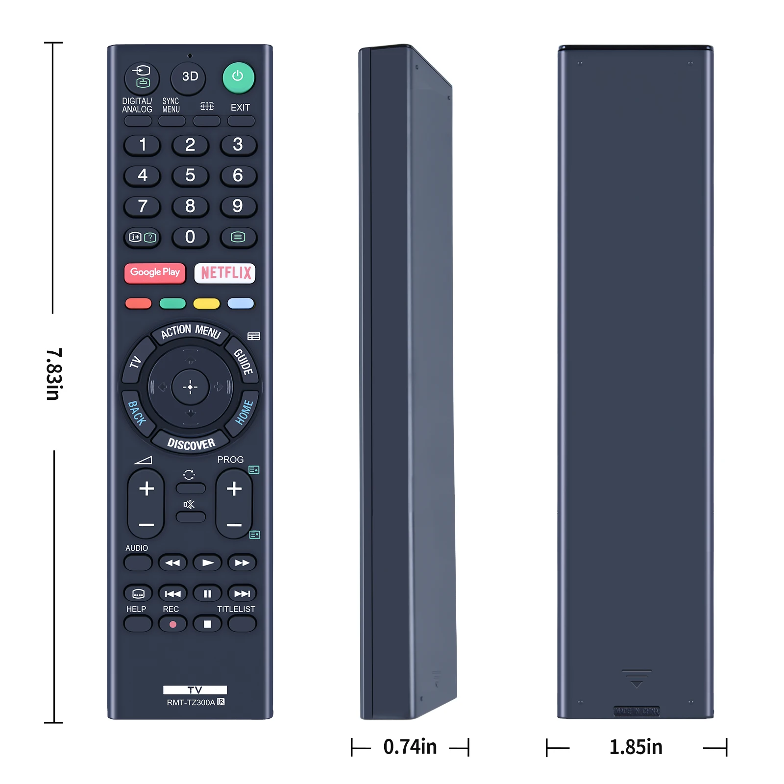 Mando a distancia Compatible con Sony TV RMT-TZ300A, XBR-55X810C, nuevo, XBR-65X810C - imagen 5