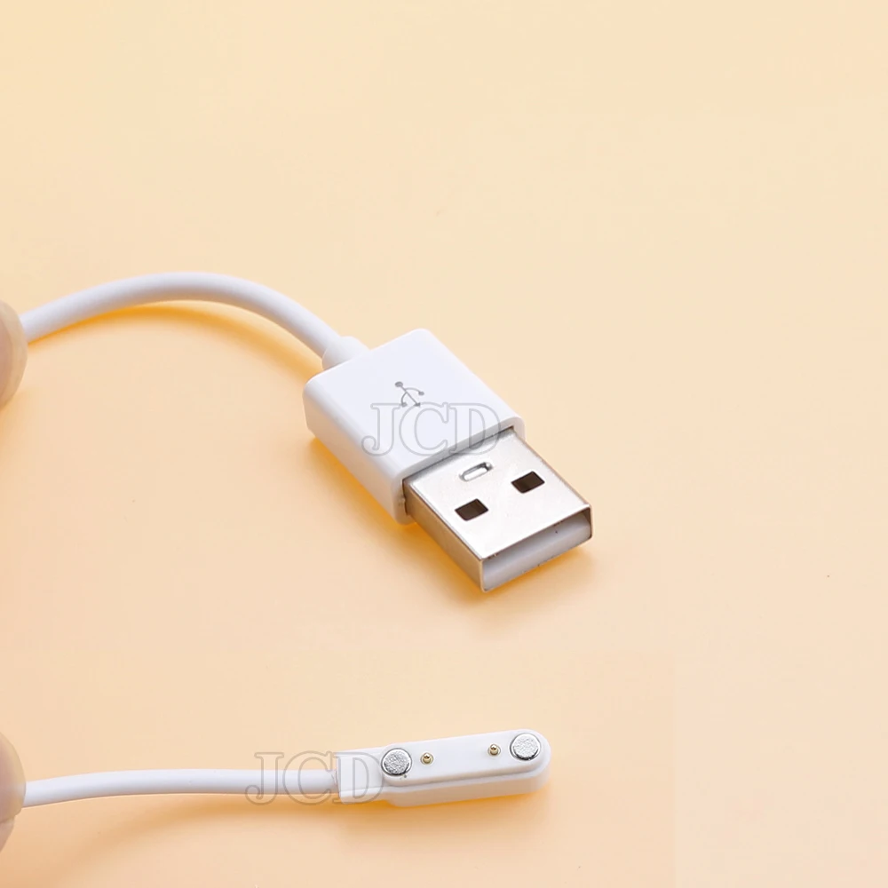 Cable de carga magnética fuerte de 2 pines, 7,62mm, Cable de línea de carga USB, Color blanco, para relojes inteligentes, 99%, Universal - imagen 5