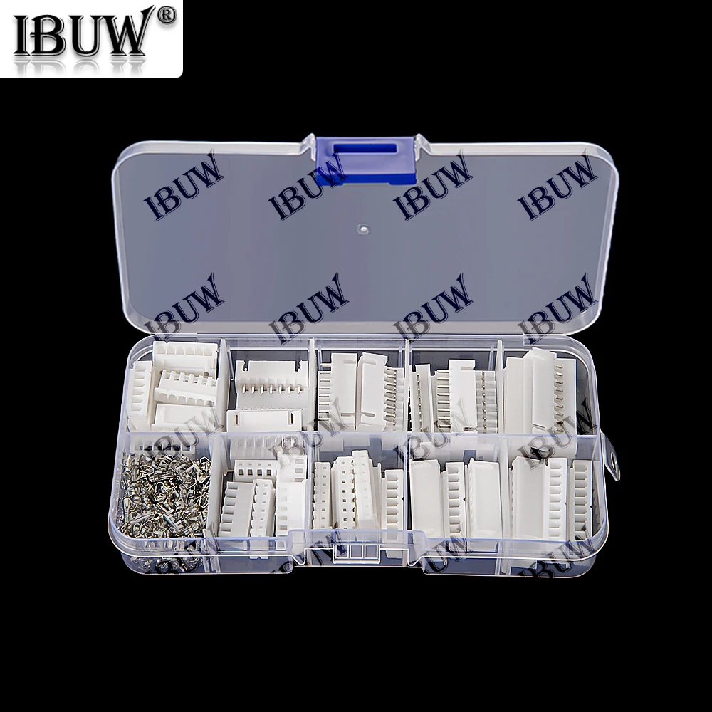 260 Uds XH2.54 terminales de 6/7/8/9/10 pines carcasa de plástico macho hembra conector de cable XH 2,54 6P 7P 8P 9P 10P KIT 6-10P - imagen 2