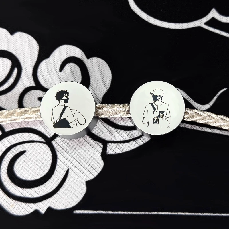 Placa de identificación magnética de Metal, teclado mecánico personalizado, Cable de enchufe de aviación, Cable de datos CNC de cobre puro 8K, compatible con patrones personalizados - imagen 5