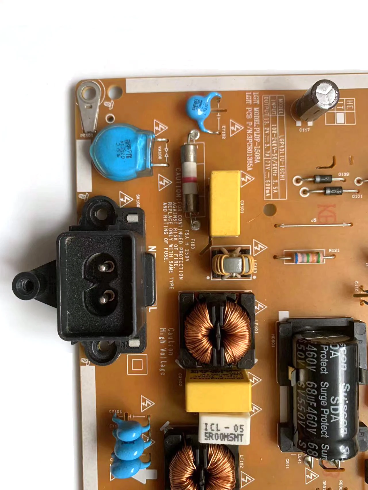 Placa de fuente de alimentación EAX66883501 (1,5) EAY64388801, Original y genuina, para TV 43UH6030-UD 43UH6100-UH 43UH610A-UJ - imagen 5