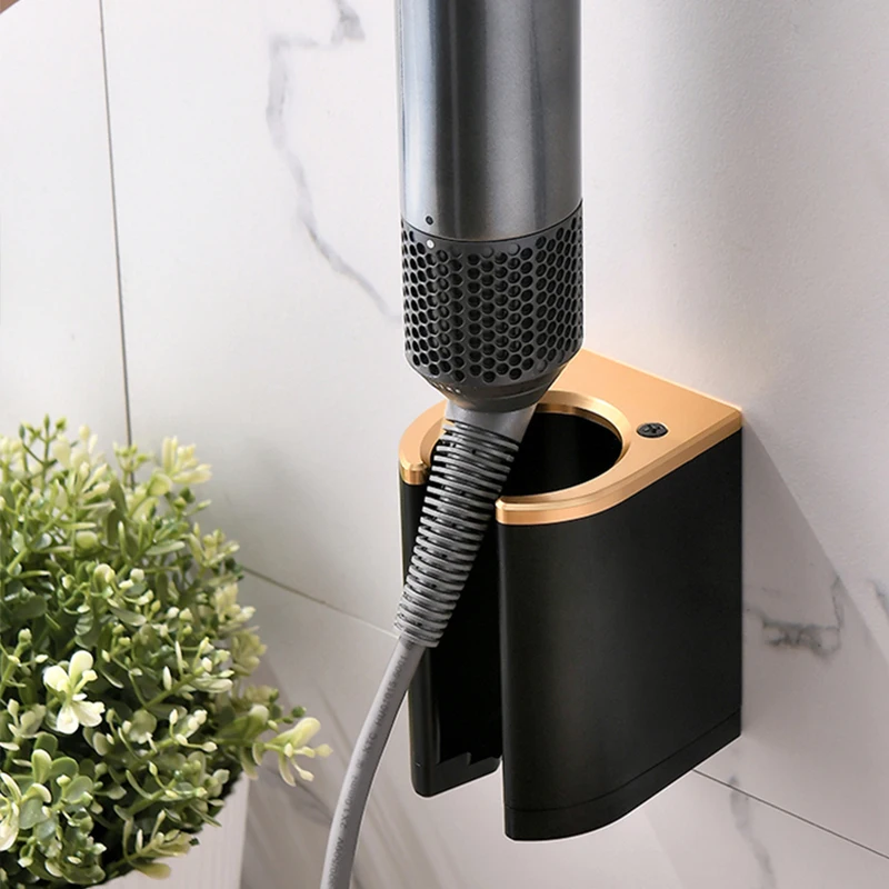 Soporte de almacenamiento Universal para alisador de secador de pelo, rizador HT01/HS03/HS01/SH05, piezas de estante de almacenamiento sin perforaciones - imagen 4