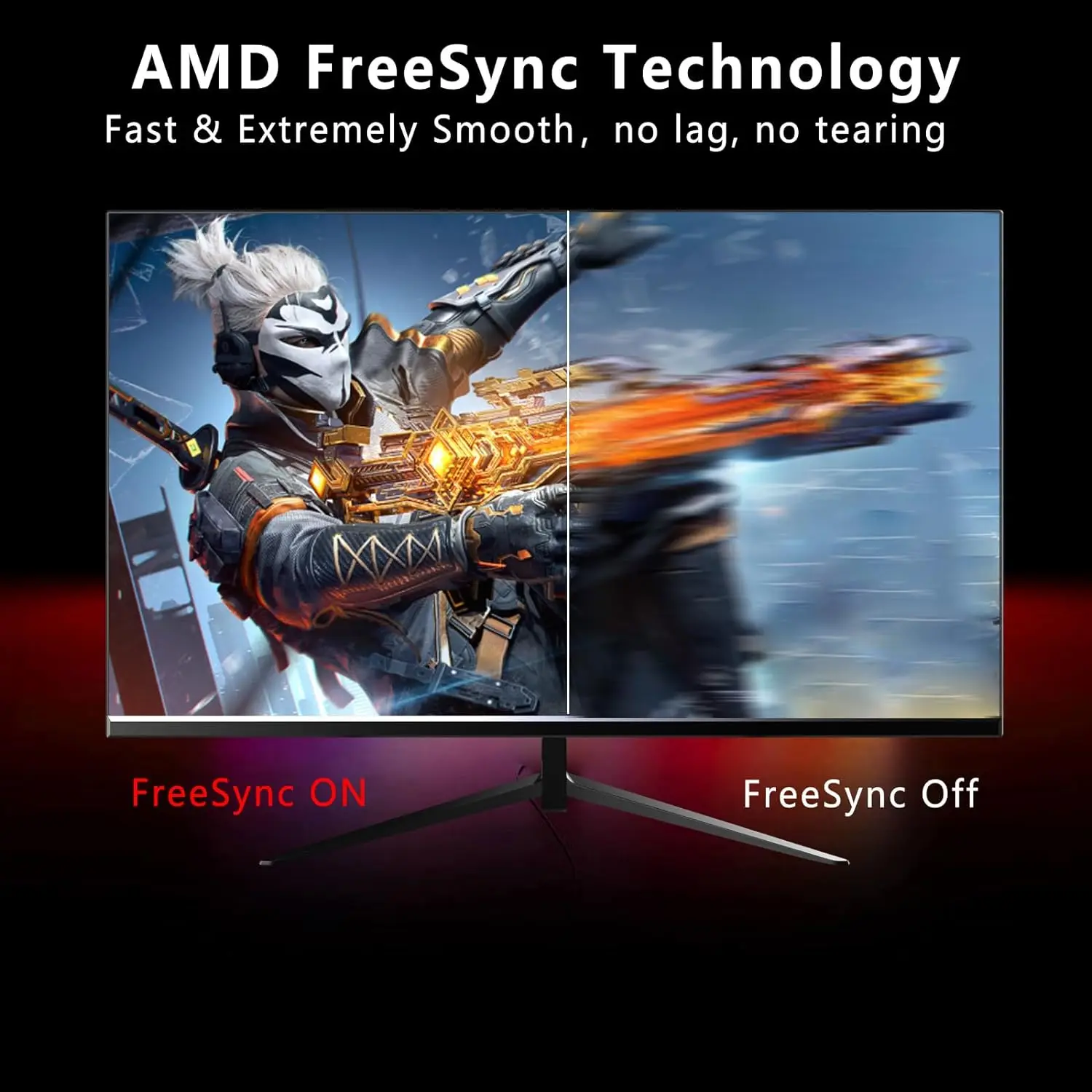 Monitor de 27 pulgadas 170hz 2K pantalla para juegos 1ms ADM-FreeSync 8 bits 99%sRGB IPS pantalla LED de escritorio HDMI DP HDR400 - imagen 3