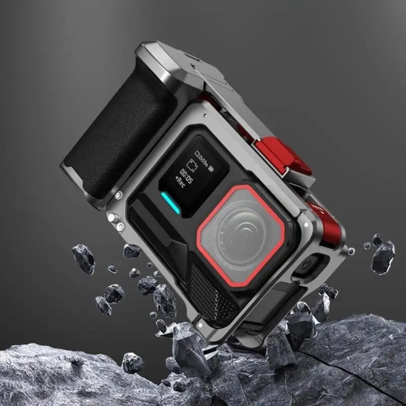 Marco metal aluminio y1ub jaula protectora calzado frío accesorios para cámara expansión zapatilla