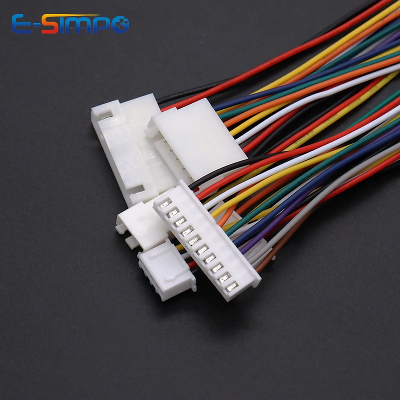 10 Uds 22awg/26AWG XH2.54 10/20/30cm hembra macho 2P 3P 4P 5P 6P enchufe Butt-junta aérea Dock engarzado Terminal Cable conector - imagen 3