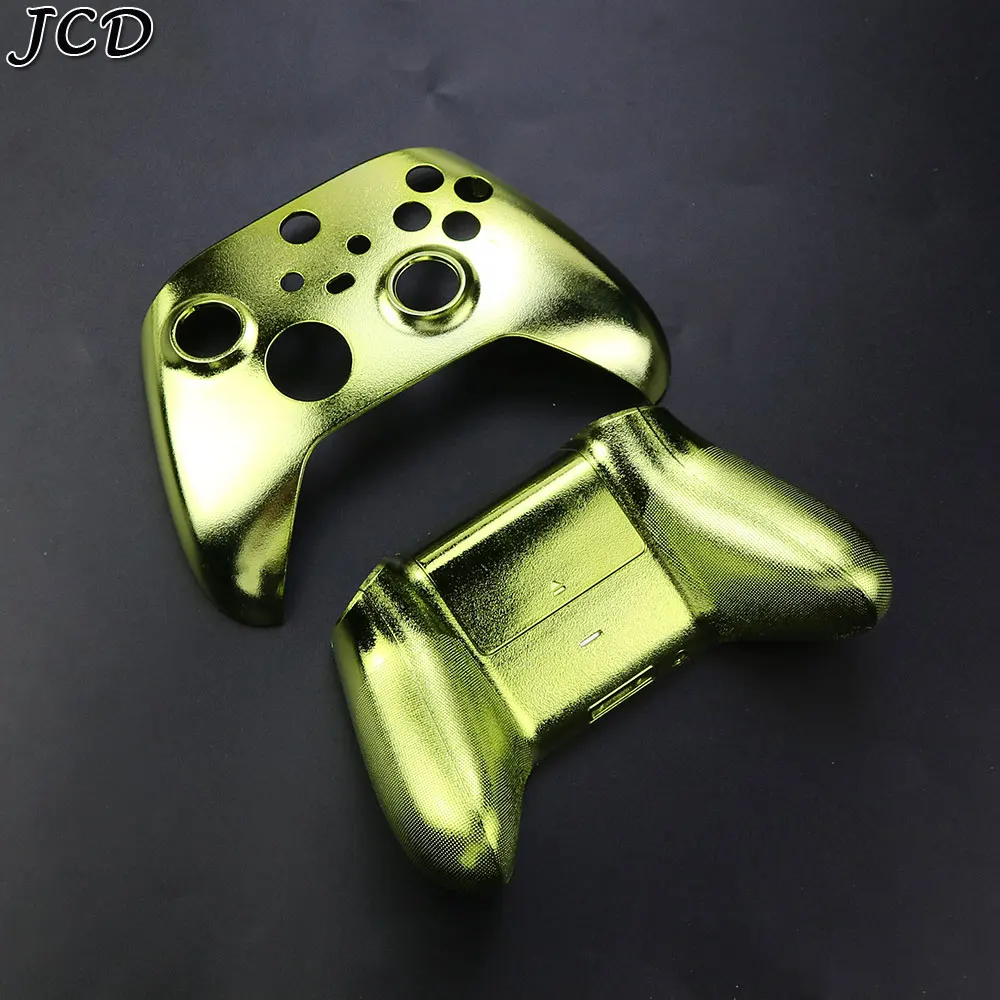 JCD-carcasa cromada para mando de Xbox Series X S, carcasa protectora, placa frontal, reemplazo - imagen 4