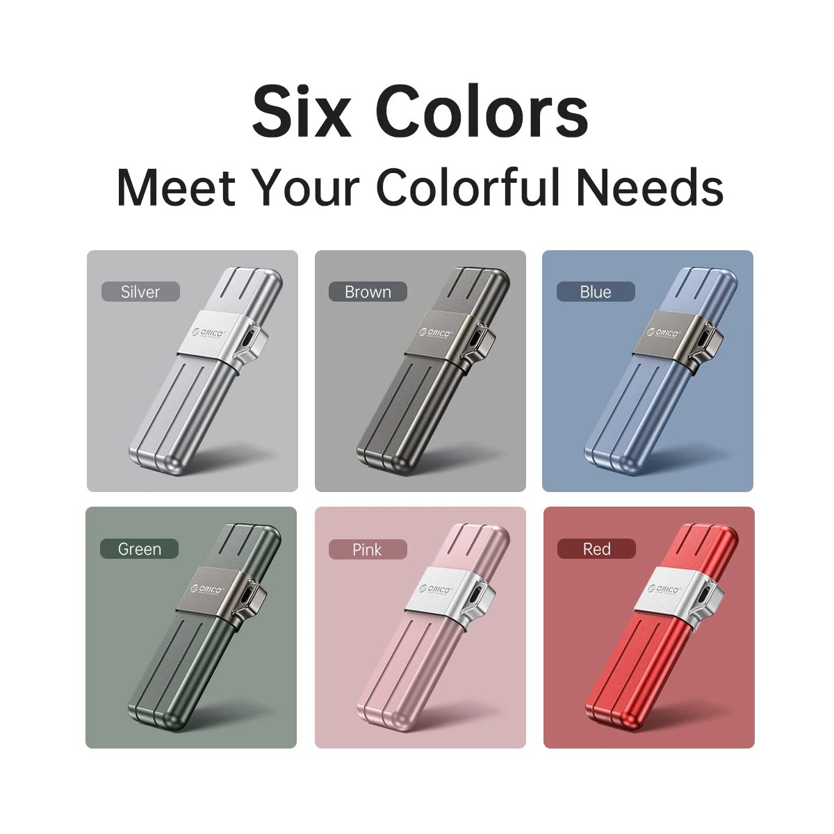 ORICO memoria USB impermeable duradera protección datos