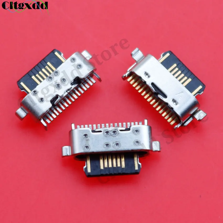Cltgxdd conector de puerto de carga tipo C para Motorola Moto G30 XT2129 XT2041 E8 G7 G8 Power XT1955, 2/5/10/20 Uds.
