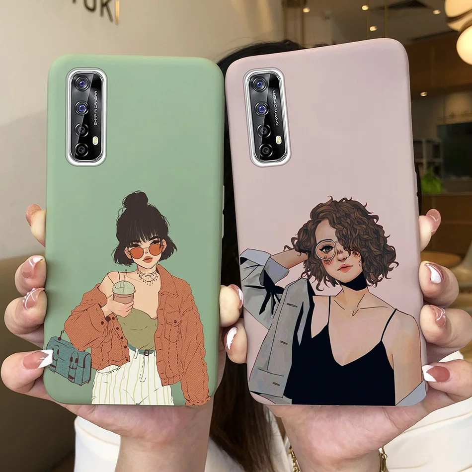 Para OPPO Realme 7 Pro 7i Funda de teléfono Monster Cat suave mate silicona a prueba de golpes contraportada para Realme7 4G 7Pro 7 i Funda parachoques - imagen 2