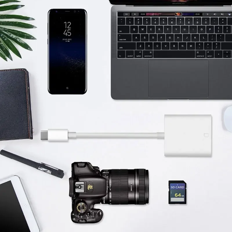 Lector de tarjetas Mosible OTG USB tipo C a lectores de tarjetas SD/TF USB C teléfono portátil tipo C - imagen 4