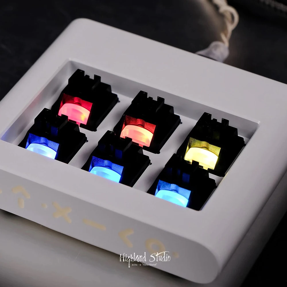 Interruptor para teclado mecánico BP x TTC OS Old School, lineal negro, 5 pines, Lubed preciso, 55g, guía de luz de vástago P1, GK61, Anne Pro 2