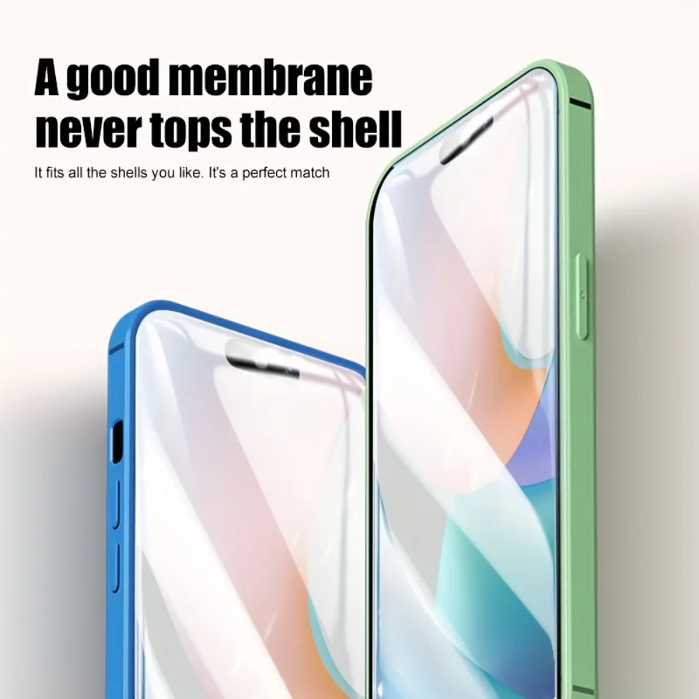 Paquete de 2 protectores de pantalla de vidrio HD para iPhone 15 16 Pro Max, vidrio antiarañazos para IPhone 14 13 12 11 Pro Mini XR XS Max 7 8 - imagen 5