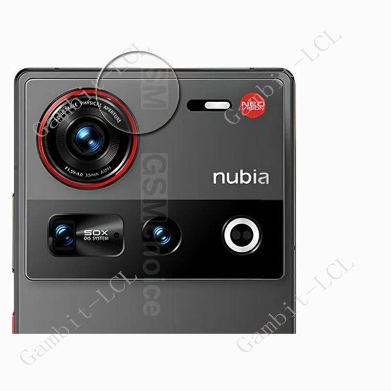2 uds 3D 9H HD película de lente de cámara para ZTE Nubia Z70 Ultra 6,85 "ZTENubiaZ70Ultra Z70Ultra cubierta protectora trasera de vidrio - imagen 2