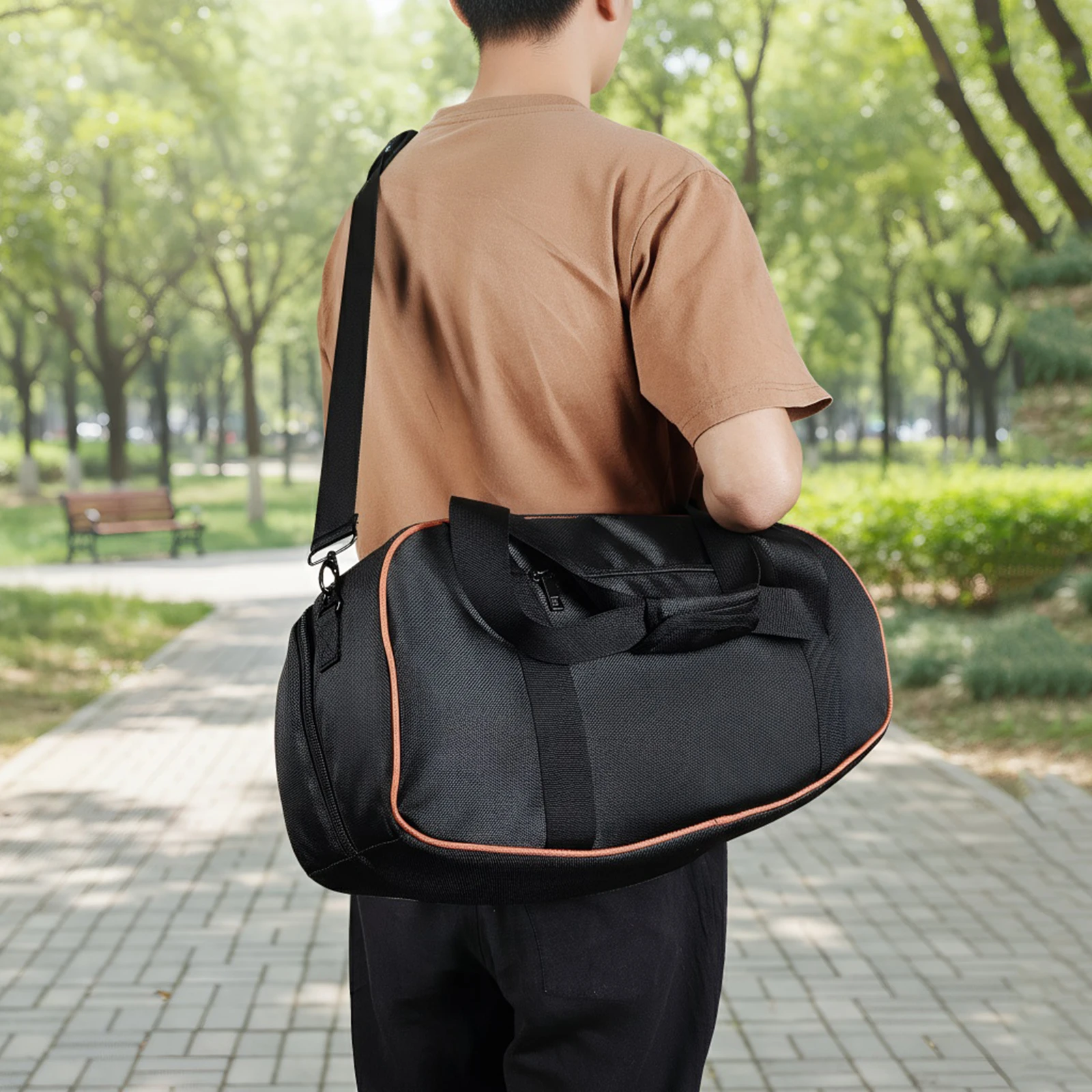 Funda protectora dura para JBL Boombox 4, organizador de almacenamiento de viaje impermeable con correa para el hombro, accesorios de repuesto - imagen 3