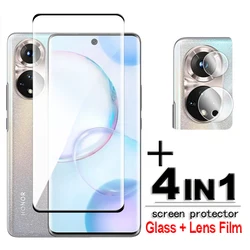 Para Honor 50 Glass Honor 50 60 70 80 90 Pro Magic5 Pro vidrio templado 3D cubierta completa Protector de pantalla curvo Honor 50 película de lente