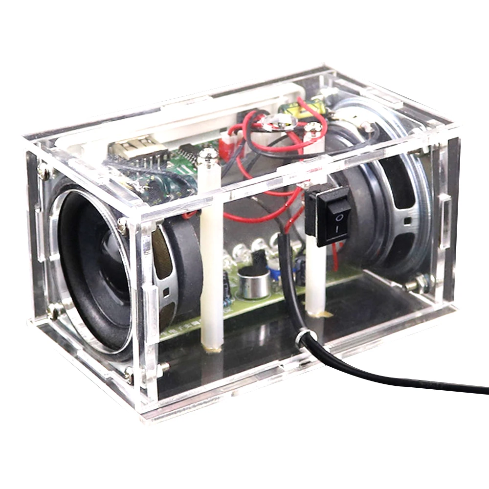 Kit de soldadura electrónica DIY, montaje de producción de Altavoz Bluetooth, práctica de enseñanza, componente de Kit electrónico DIY