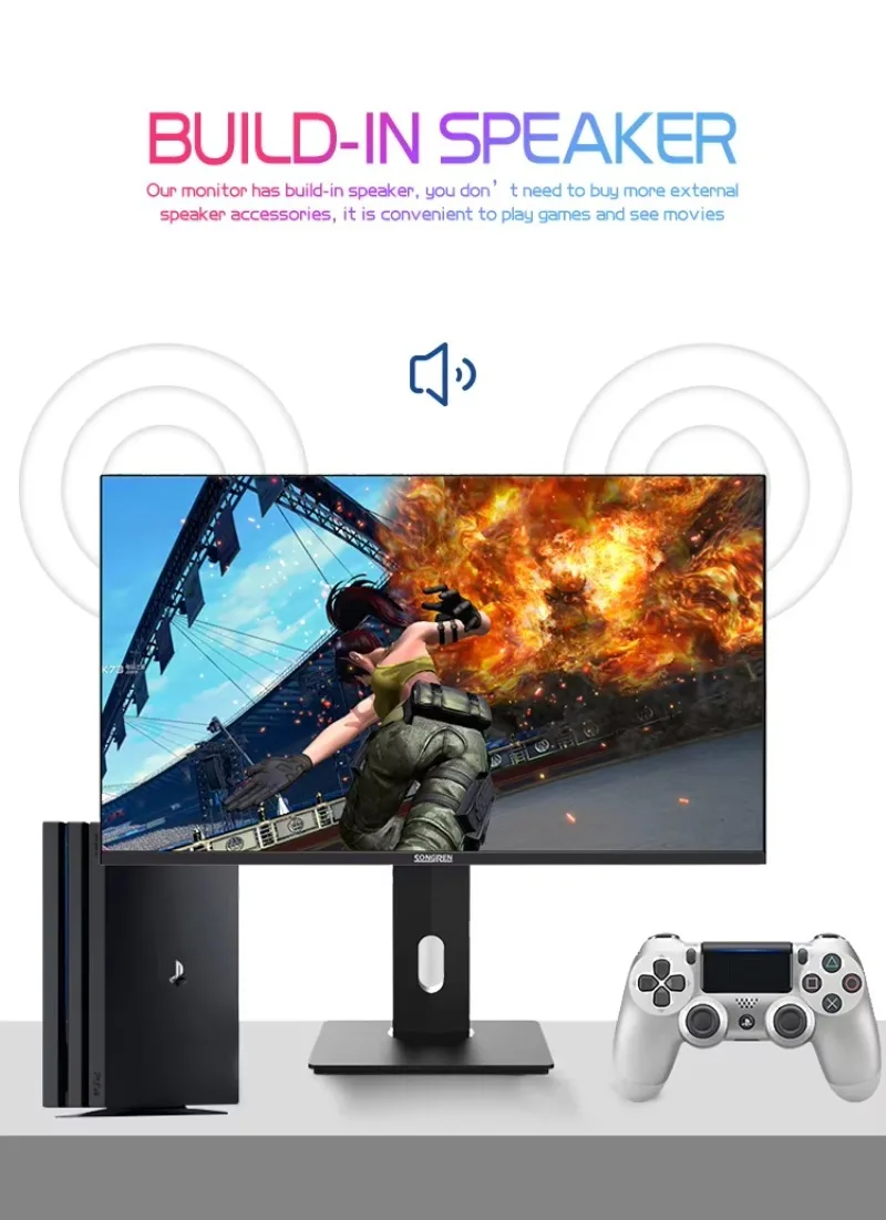 Monitor de computadora IPS LCD 24 pulgadas 27 pulgadas HDR 3840*2160P 4K UHD - imagen 5