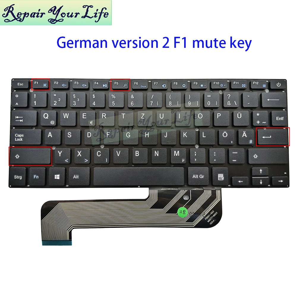 Teclado brasileño checo alemán para Compaq Presario CQ25 CQ-25 PT-BR portugués F0001-023 MB 2778010 Teclado para portátil UK PRIDE-K3159 - imagen 3