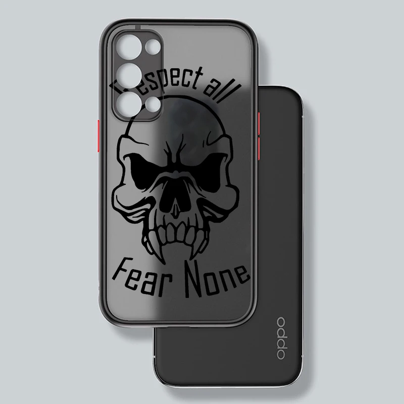 The Red Skulls Cool Marvel Art translúcido esmerilado para OPPO X5 X3 A54S A5 A94 A16 A53S A57 A74 A72 A96 A98 A78 5G Back - imagen 3