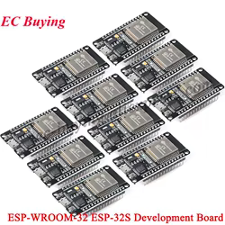 10 uds/1 unidad ESP32-WROOM-32 ESP-32 ESP-32S módulo de placa de desarrollo WiFi inalámbrico Ble CPU de doble núcleo MCU PCB IOT para LuaNode NodeMcu