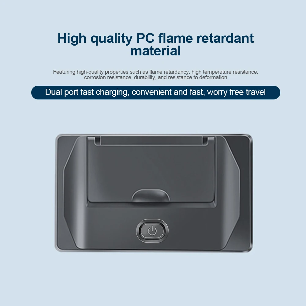 Adaptador de enchufe de cargador de autobús para coche, puertos USB duales PD tipo C de carga rápida, alimentación USB de 12V/24V con interruptor para motocicleta marina - imagen 4