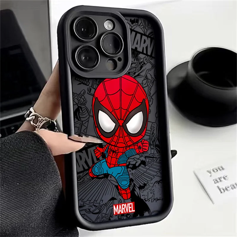 Funda para Motorola Moto G05 G04 G04S G24 G34 G14 G15 G30 G22 E32 E13 E40 E14 E22 G9 G Play 2025 cubierta Spider-Man Venom Deadpool - imagen 3