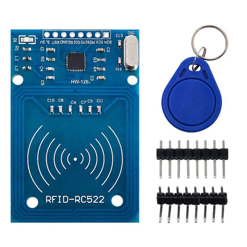 Módulo inalámbrico RFID IC MFRC-522 RC-522 RC522 IC KEY SPI escritor lector tarjeta IC proximidad para Arduino - imagen 3