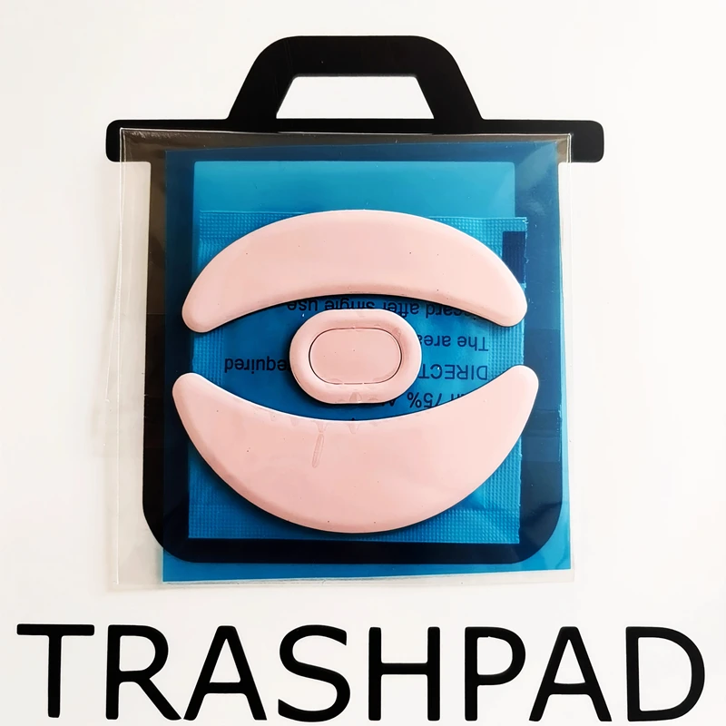 1 Juego de patines para ratón TRASHPAD PTFE, pies para VGN Dragonfly serie VXE F1/R1, deslizadores de ratón de Control rojo, diseño antihundimiento de 0,8mm - imagen 4