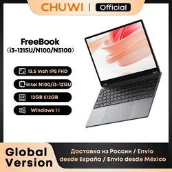 CHUWI FreeBook 2 en 1 – Tablet Táctil 13,5" FHD Intel N150 16GB 512GB SSD