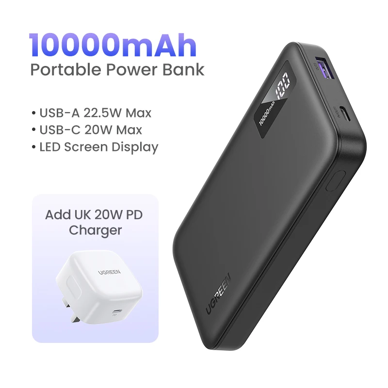 10000mAh UK Charger